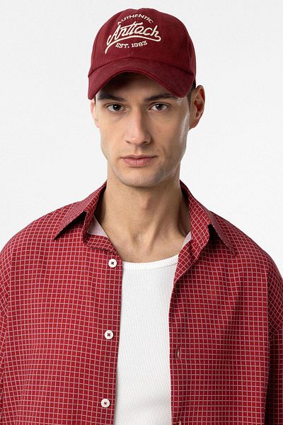 Antioch Burgundy Embroidered Men's Hat