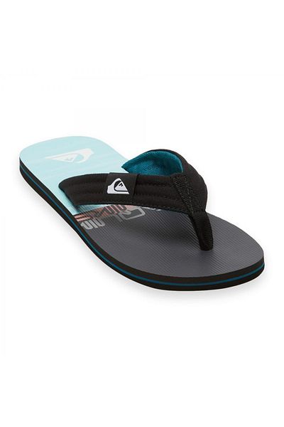 Quiksilver aqyl 101339 Ανδρικές παντόφλες M Molokai Layback Ii Μαύρο-Μπλε