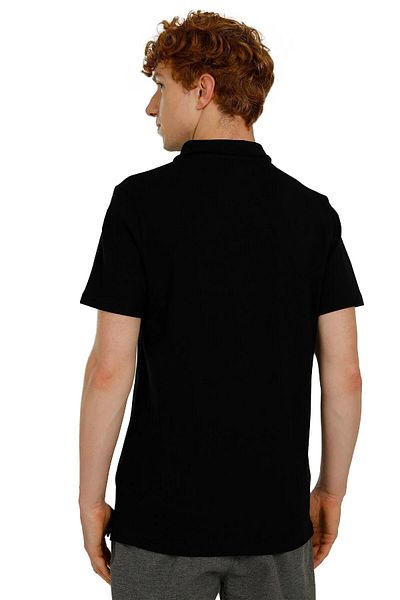 lumberjack Ct953 101079283 Μπλουζάκι Basic Polo Siyah Erkek