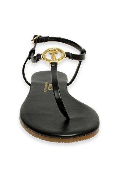 Tkees Tk-8021 Black Women's Sandals with Buckle