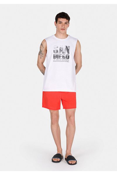 Colin's Slim Fit Απλό Ανδρικό Κόκκινο Μαγιό Σορτς