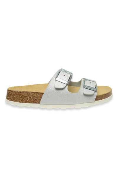 Superfit 800111 G Leather Silver Unisex Slippers