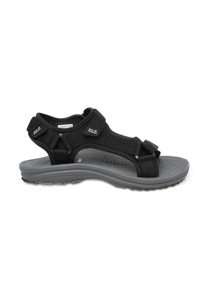 Jack Wolfskin 4052011 Wave Breaker M Μαύρα Ανδρικά Σανδάλια