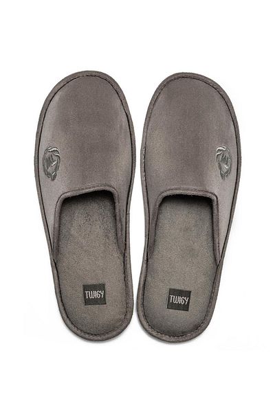 Twigy Tw Mark Aa0485 - Smoked Men's Slippers, Closed Front