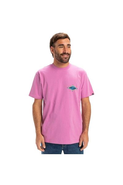 Quiksilver Ανδρικό ροζ μπλουζάκι Ev Beach Blast Ανδρικό μπλουζάκι Eqyzt08046