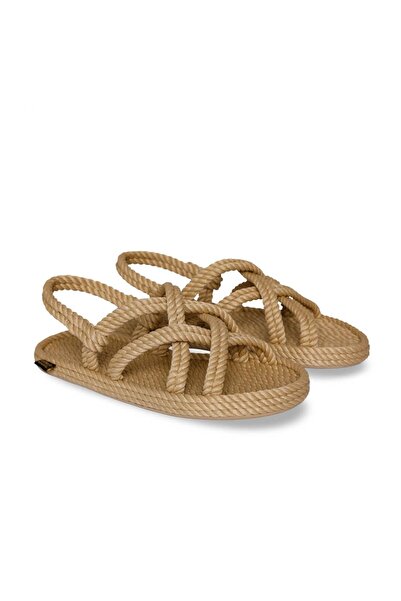 Nomadic Republic Beige Women's Sandals - Bodrum Kt Model