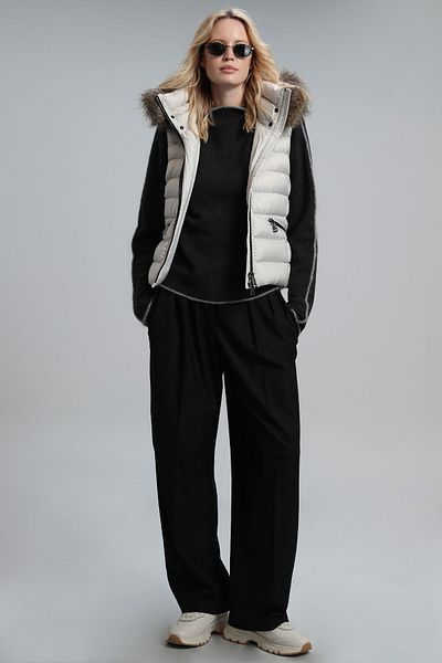 Lufian Linde Women's Techno Vest Ecru