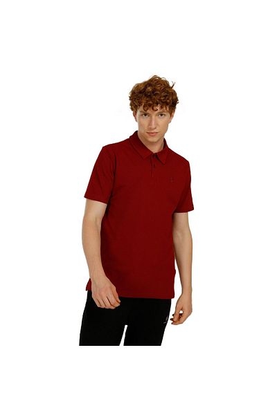 lumberjack Ct953 101079283   Ανδρικό μπλουζάκι Basic Polo Claret Red