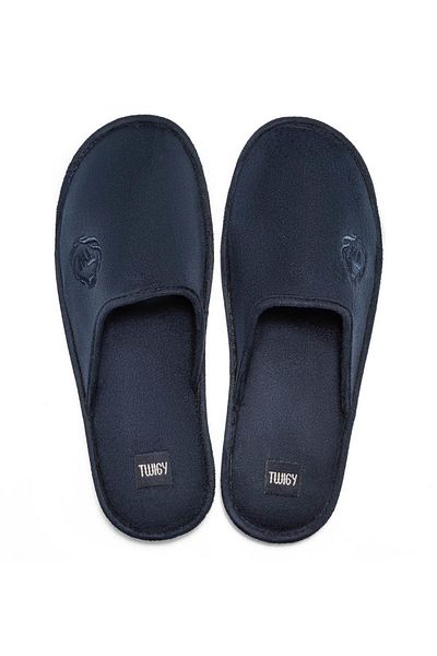 Twigy Tw Mark Aa0485 - Ανδρικές παντόφλες Navy Blue, κλειστό μπροστά