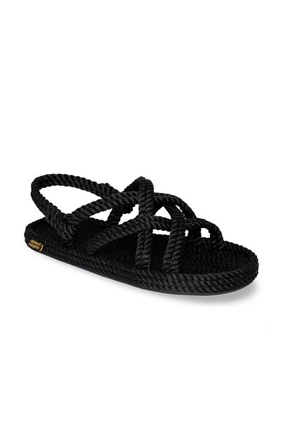 Nomadic Republic Women's Black Sandals - Bodrum Kt