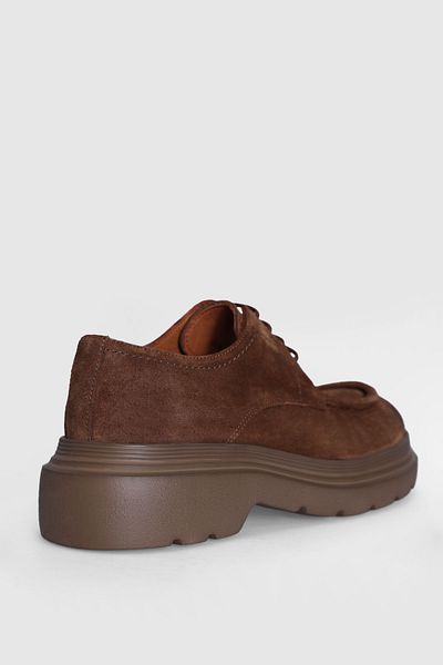 Lufian Ανδρικά δερμάτινα παπούτσια Logan Camel Hair