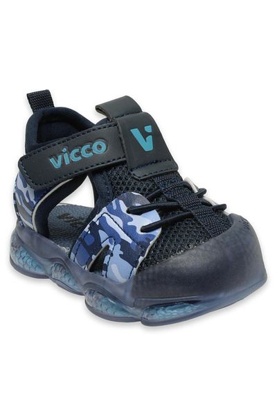 Vicco 321.E24Y211 صندل للأطفال باللون الأزرق الداكن من First Step Phylon