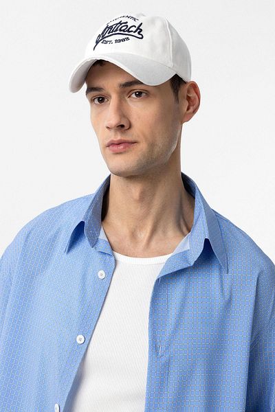 Antioch White Embroidered Men's Hat