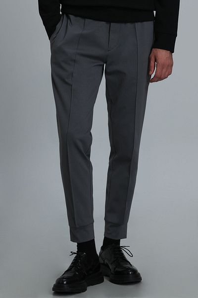 Lufian Pito Jogger Pants Slim Fit Gray