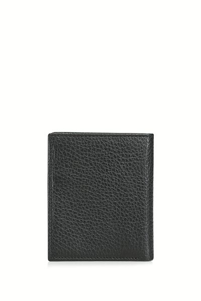Lufian Jack Men's Leather Card Holder Black