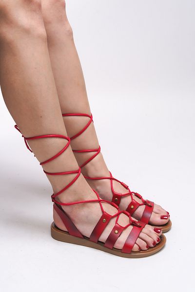 Riccon Tylnaril Women's Sandals 0012853   Red