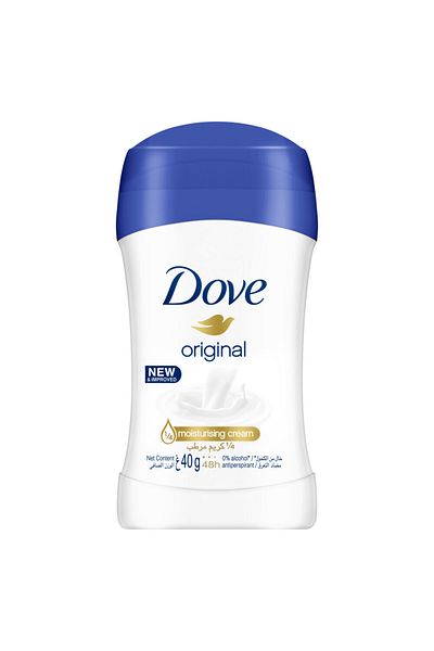 Dove مزيل عرق دوف الأصلي، حماية تدوم 48 ساعة، خالٍ من الكحول، 40 غرام