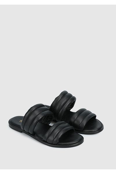 Provoq Papuci de damă - piele neagră
