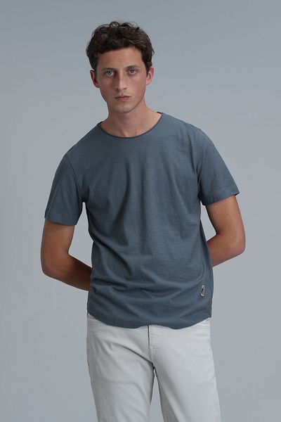 Lufian Ανδρικό T-Shirt Basic - Nefti Green Junya