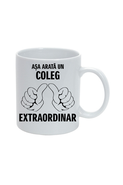 OEM Εξατομικευμένη λευκή κούπα "Έτσι μοιάζει ένας εξαιρετικός συνάδελφος", IN...