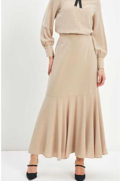 Zühre YÜKSEL BEL VOLANLI UZUN ETEK