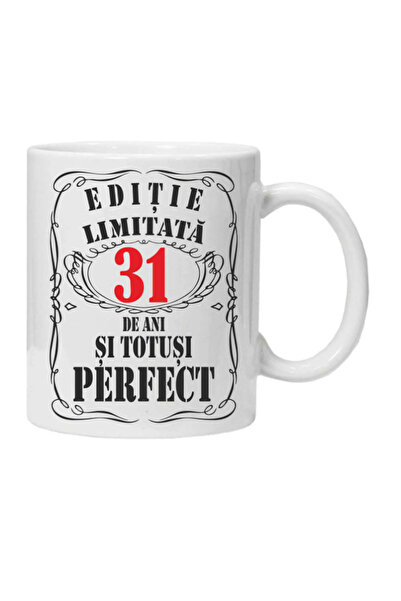 OEM Cana albă personalizată „ediție limitată” 31 ani, INOVATIX. 330 ml