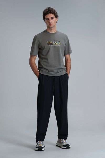Lufian Γραφικό T-Shirt Nefti Green Bıanca