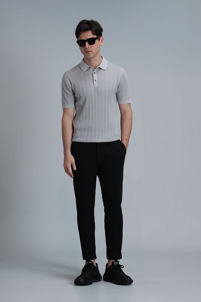 Lufian Marcel Men's Sweater Stone