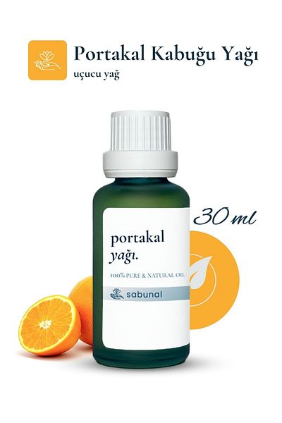 sabunal Orange Peel Oil 30 ml - Aromatherapy and Anti-Aging Skin Care Oil