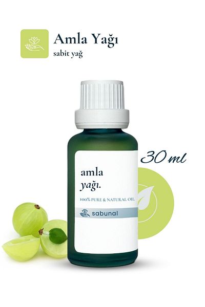 sabunal Amla Oil 30 ml - Natural Hair and Beard Cold Pressed Care Oil