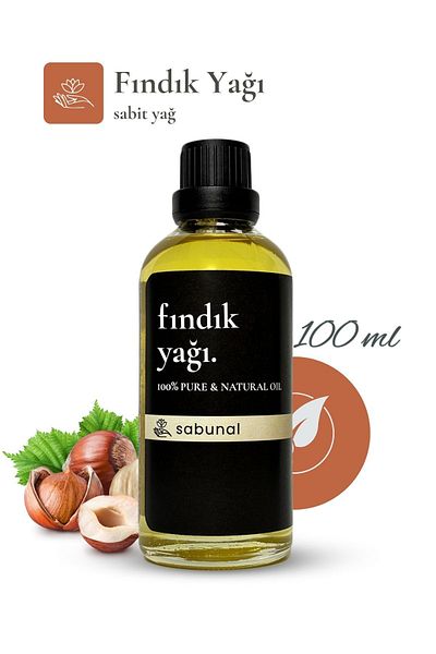 sabunal Hazelnut Oil 100 ml - Natural Cold Pressed Oil