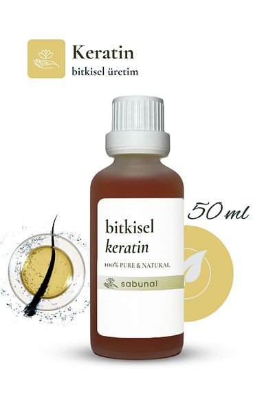 sabunal Herbal Keratin 50 ml - Hair Care Supporting Ingredient Suitable for Shampoos