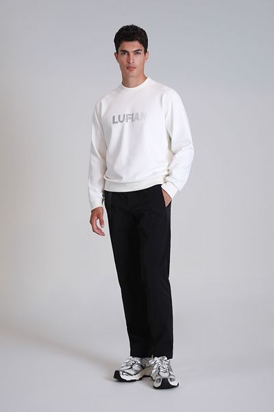 Lufian Ανδρικό φούτερ Luther Off White