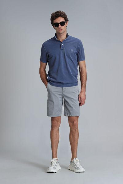 Lufian Ανδρικό μπλουζάκι Polo - Vernon Smart, Light Navy