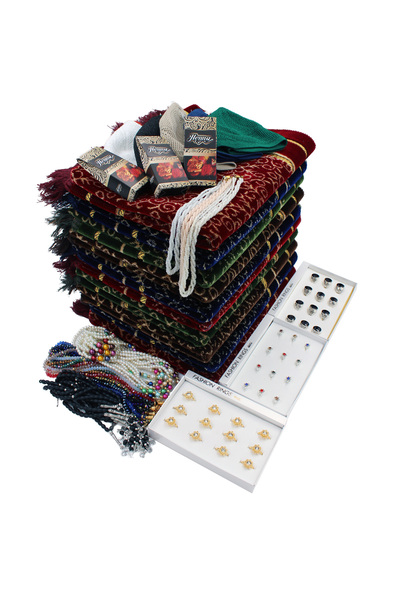 semazen طقم حج عمرة مخمل فاخر لـ 5 أشخاص