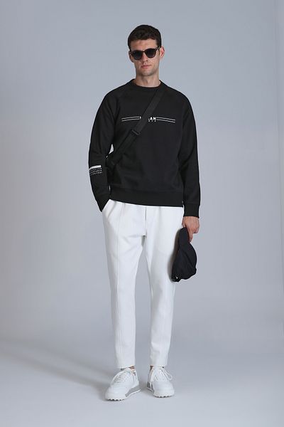 Lufian Ανδρικό φούτερ Squire Black