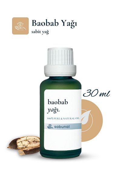 sabunal Baobab Oil 30 ml - Natural Skin Care Oil