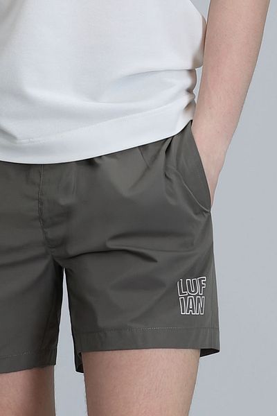 Lufian Pantaloni scurți de baie kaki pentru bărbați - Aldor