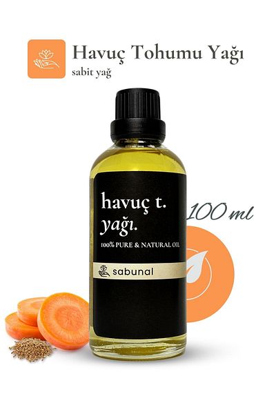 sabunal Carrot Seed Oil 100 ml - Skin Care Oil