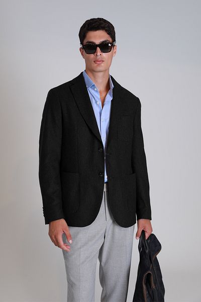 Lufian Dor Sports Men's Blazer Jacket Slim Fit Black