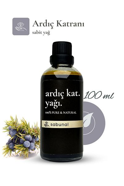 sabunal 100 ml Juniper Tar Oil - Natural Care Oil Effective Against Hair and Skin Problems