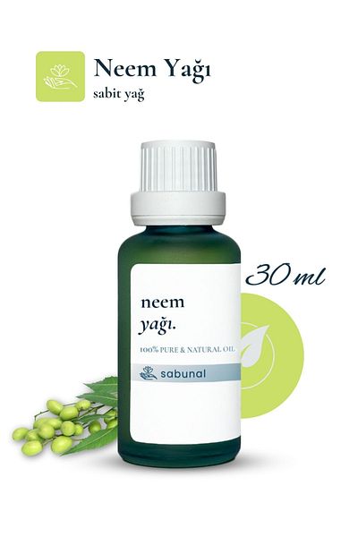 sabunal Neem Oil 30 ml - Natural Skin and Hair Care Oil