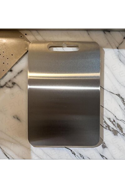 takasat Antibacterial Stainless Steel Cutting Board Large Size (30X45Cm)