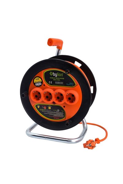 Bylion Mk3515 4 Socket 3X1.5Mm 35 Meter Reel Cable
