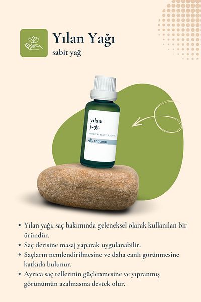 sabunal Snake Oil 30 ml - Traditional Oil Suitable for Hair Care