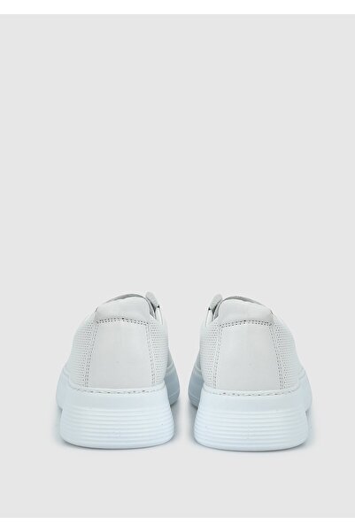 Provoq Λευκό Δερμάτινο Γυναικείο Sneaker