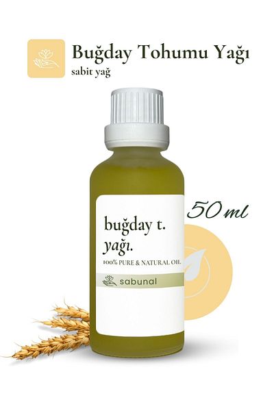 sabunal Wheat Germ Oil 50 ml - Natural Oil Anti-Cellulite with Intensive Moisture Support