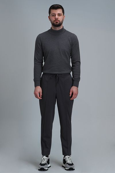 Lufian Lumer Sports Men's Chino Trousers Slim Fit Anthracite