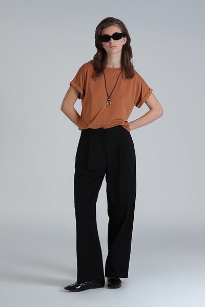 Lufian Cinnamon Color Signoria Women's T-Shirt