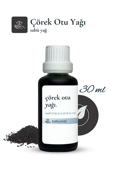 sabunal Black Cumin Oil 30 ml - Cold Pressed Natural Care Oil